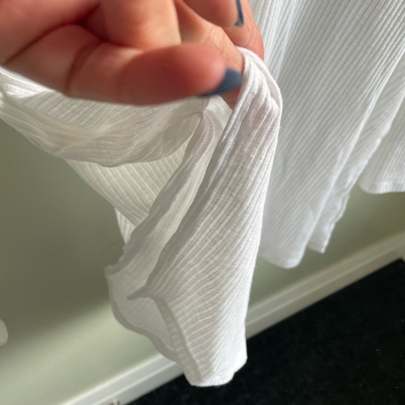 ASOS || Curve Ribbed V-Neck Dress - Picture 5 of 5